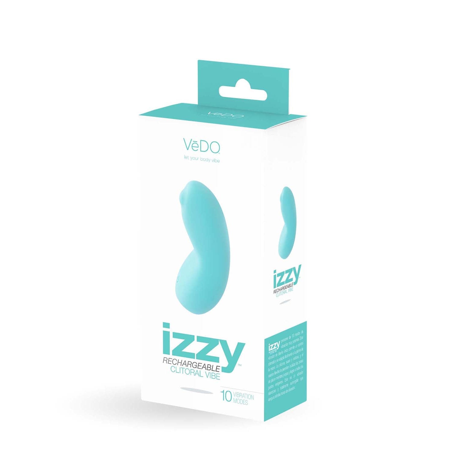 Izzy Rechargeable Vibe -Turquoise