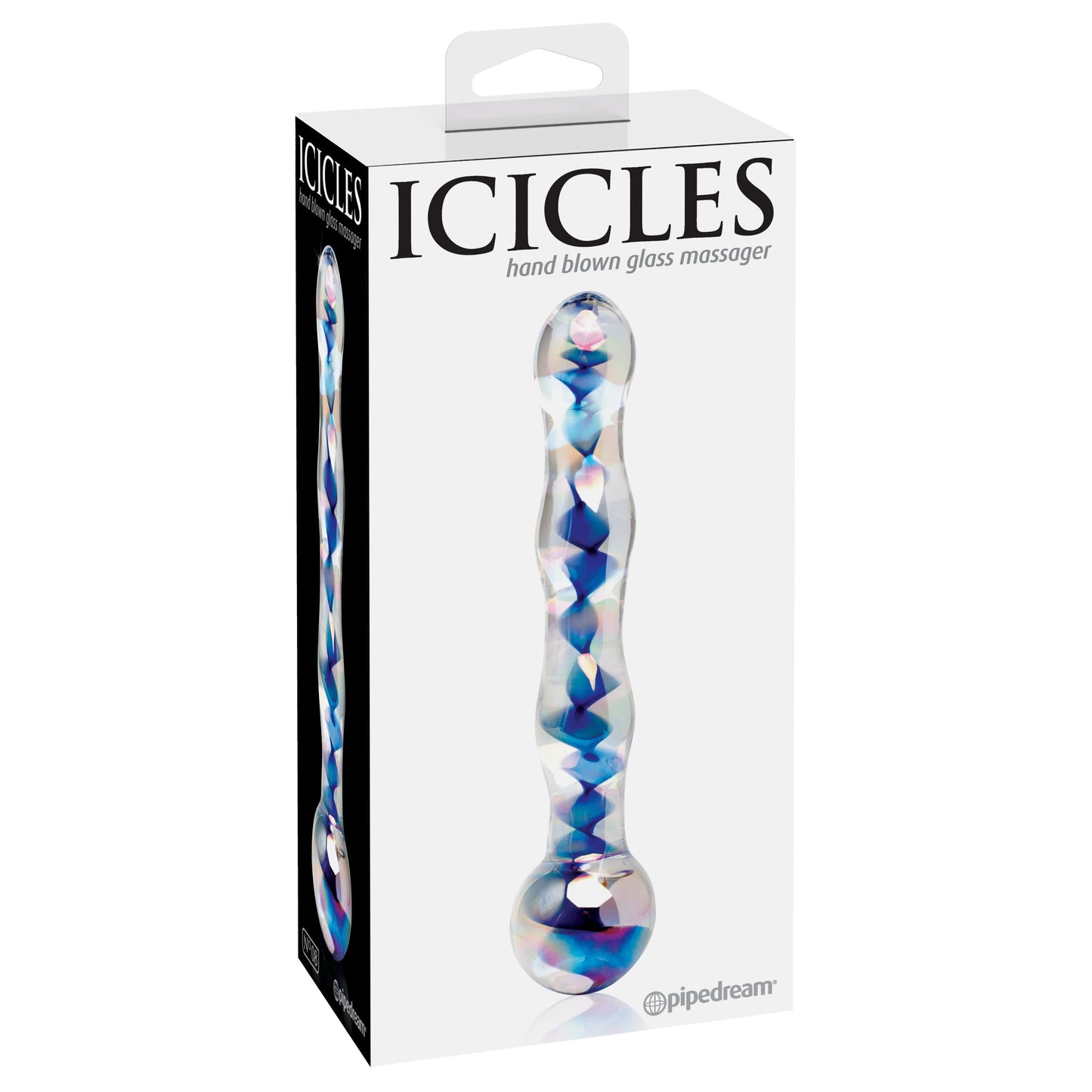 Icicles No. 8 - Clear / Blue