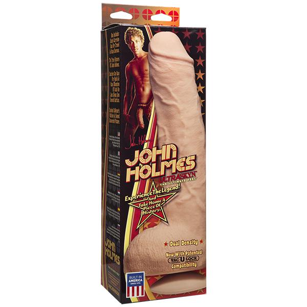 John Holmes Ultraskyn Realistic Cock With Removable Vac-U-Lock Suction Cup