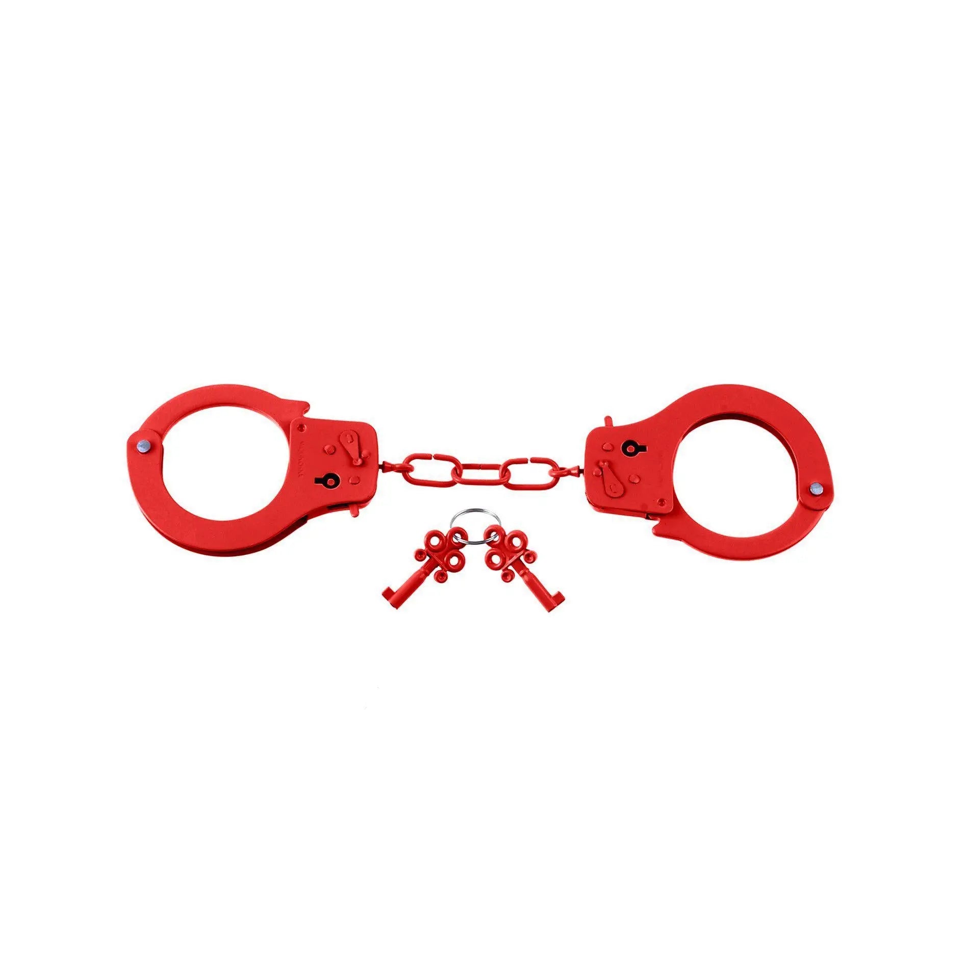 Metal Handcuffs - Red | PayPal Accepted | Buy Online Discreetly – Your ...