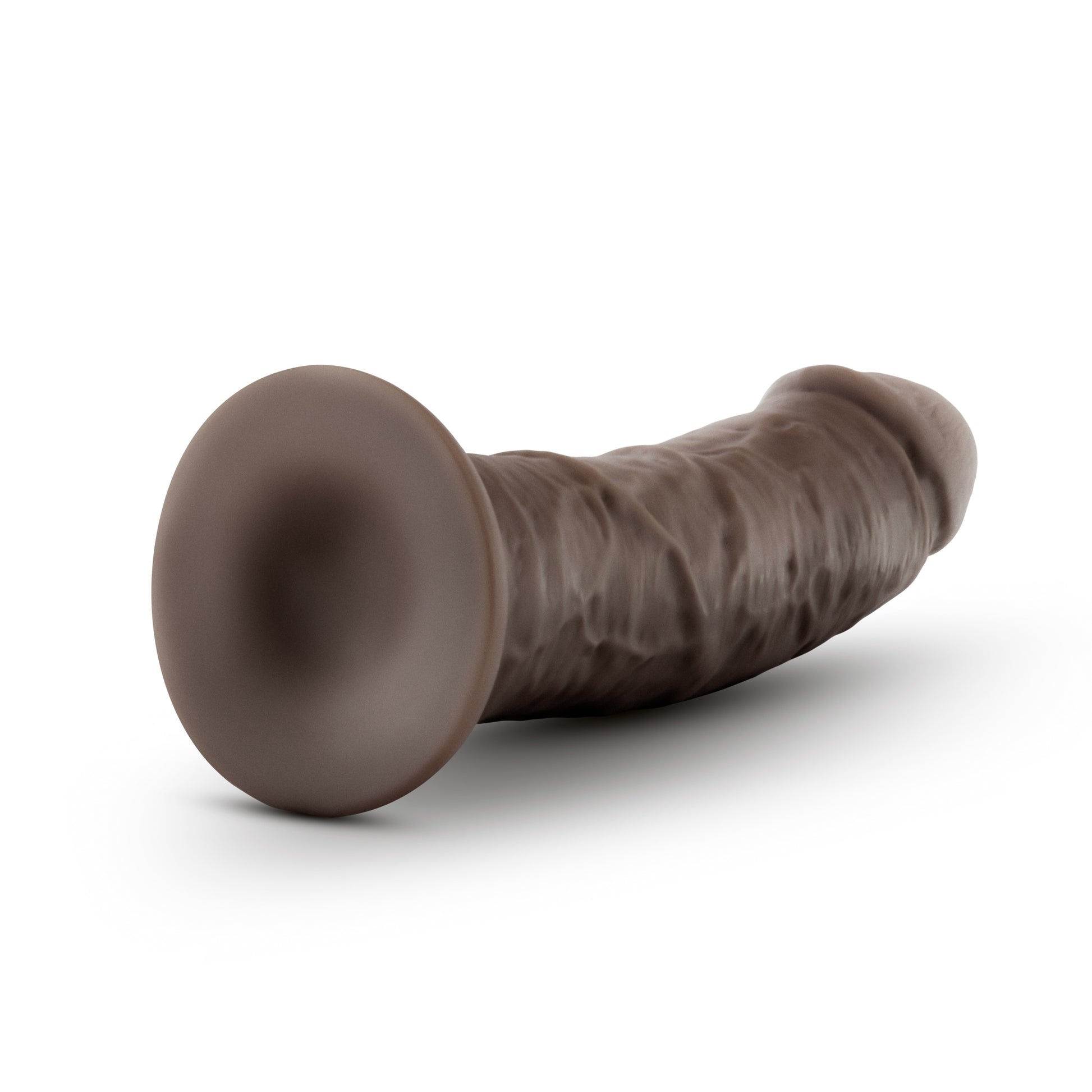 Au Naturel - 8 Inch Dildo With Suction Cup -  Chocolate