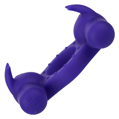 Silicone Rechargeable Triple Orgasm Enhancer -  Purple