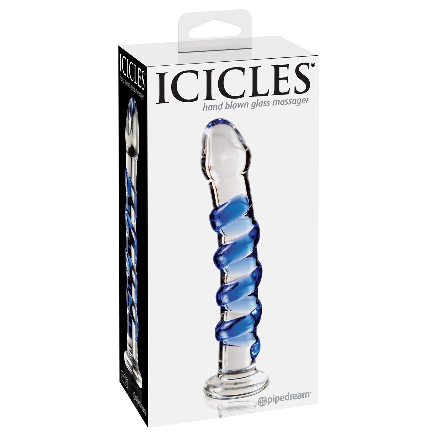 Icicles No. 5 - Clear / Blue