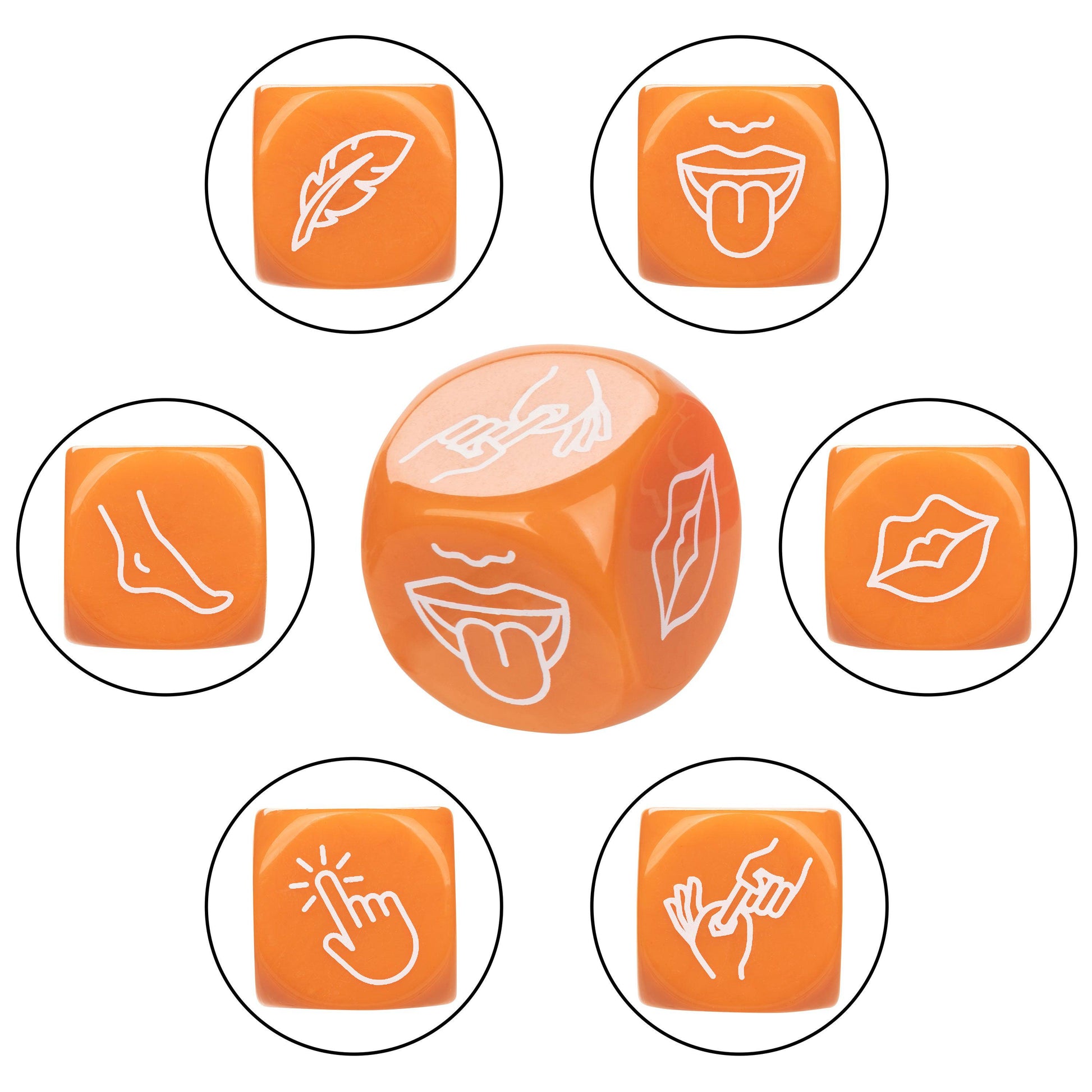 Naughty Bits Roll With It Icon - Based Sex Dice  Game