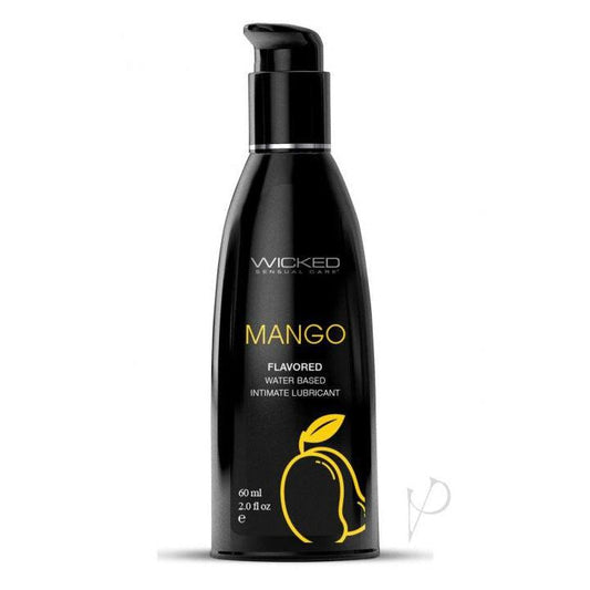 Aqua Mango Flavored Water Based Intimate Lubricant - 2 Fl. Oz.