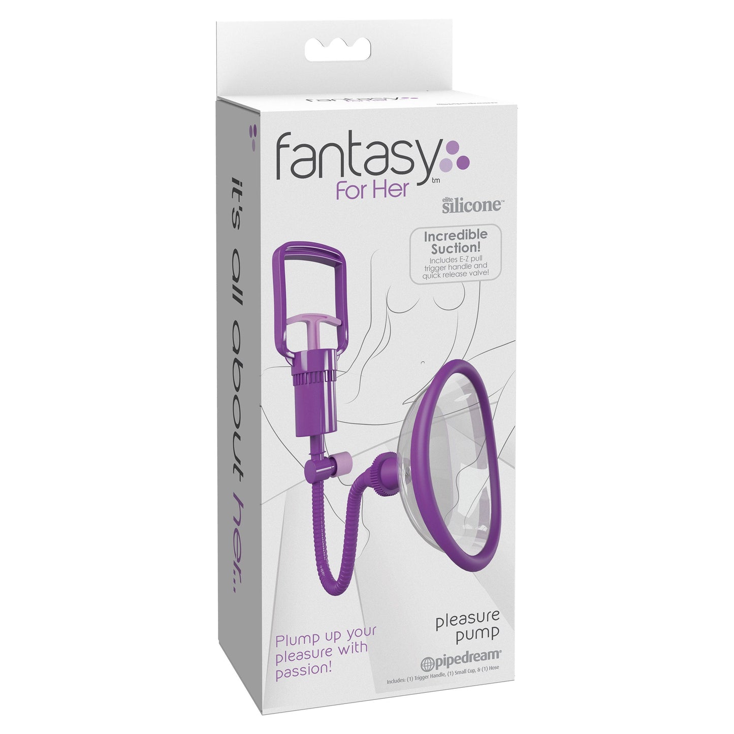 Fantasy for Her Manual Pleasure Pump - Purple