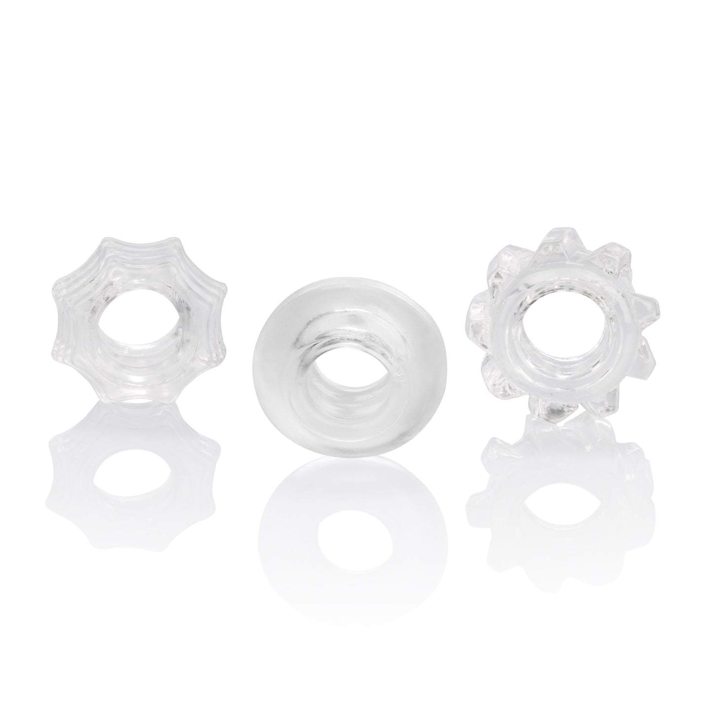 Reversible Ring Set - Clear