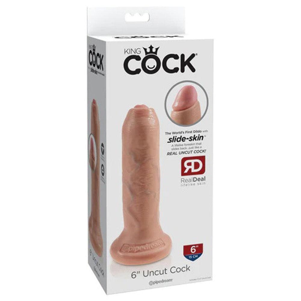 King Cock 6 Inch Uncut - Light