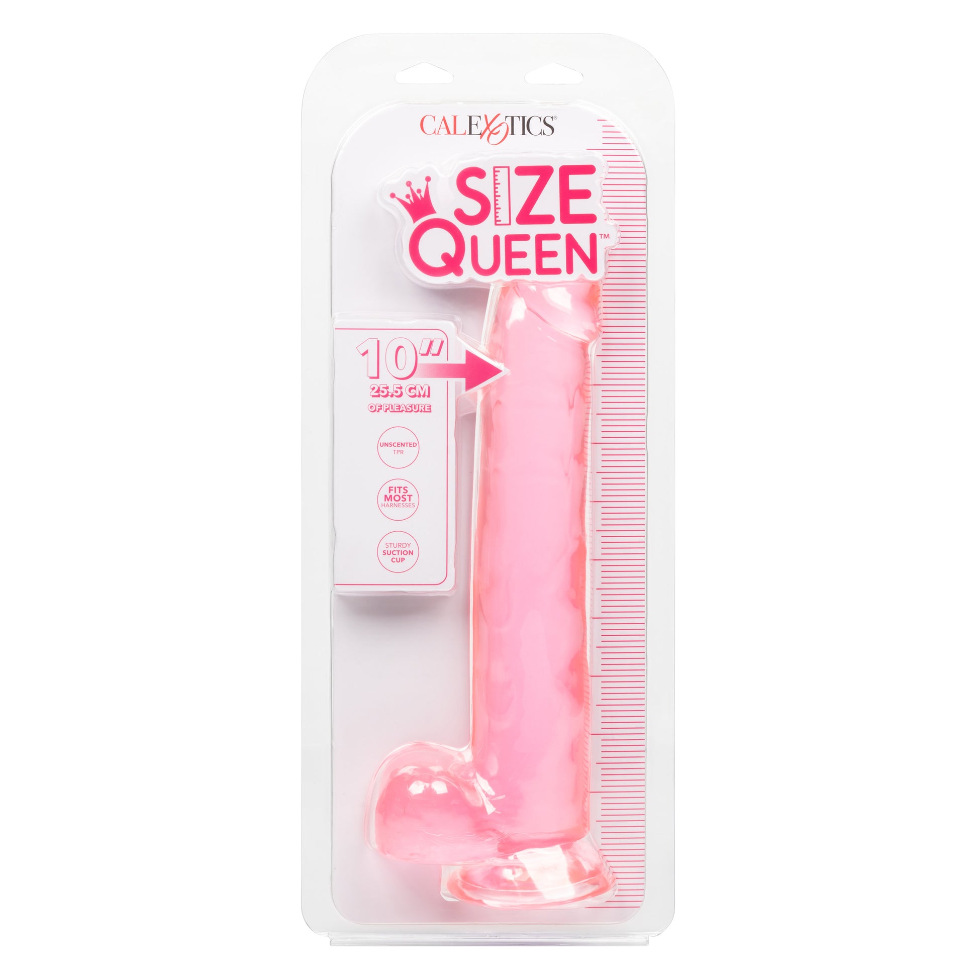Size Queen 10 inch/25.5 Cm - Pink