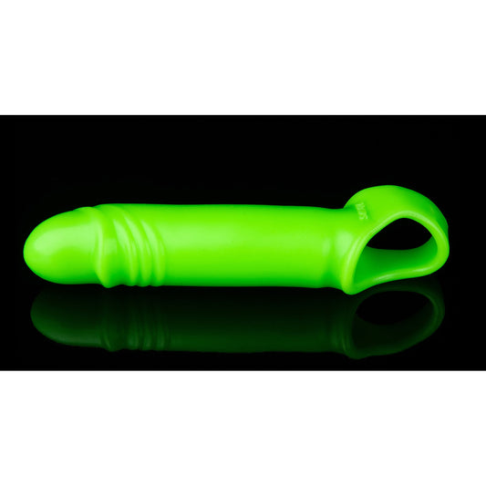 Smooth Stretchy Penis Sleeve - Glow in the Dark