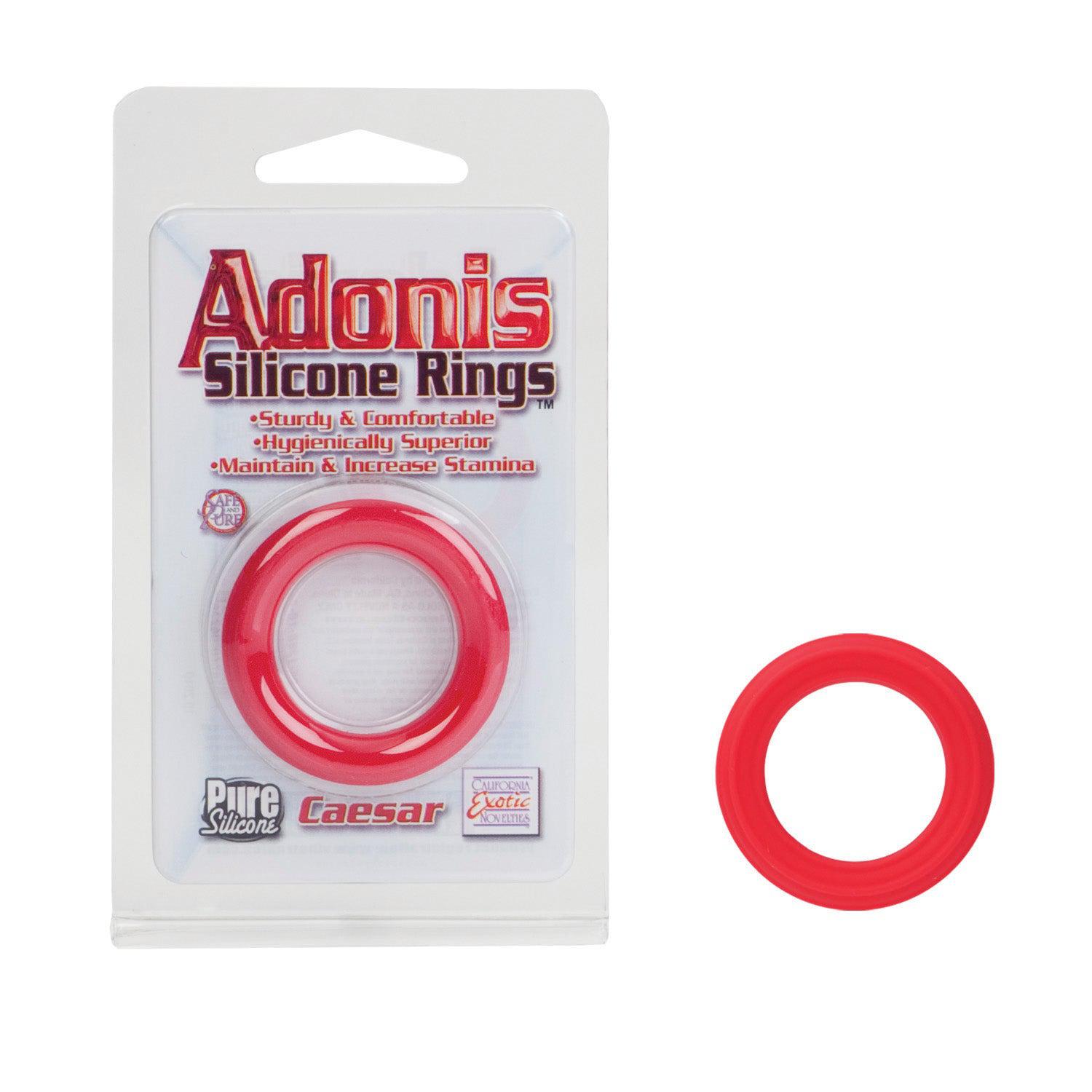 Caesar Silicone Ring - Red