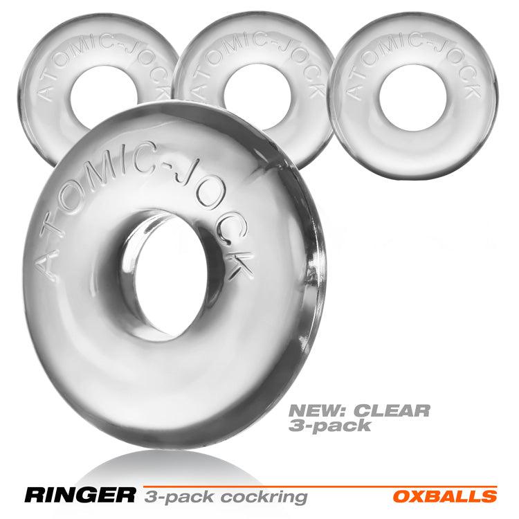 Ringer 3-Pack Do-Nut-1 - Clear