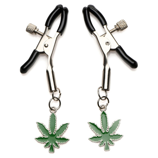 Mary Jane Nipple Clamps - Green