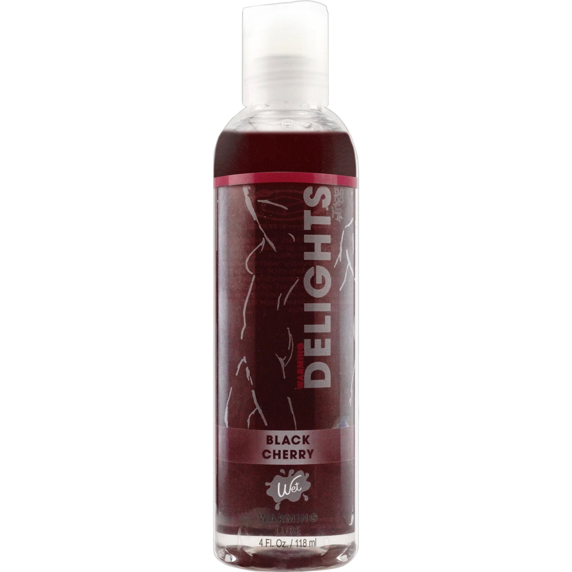 Warming Delights - Black Cherry - Flavored Lube 4  Oz