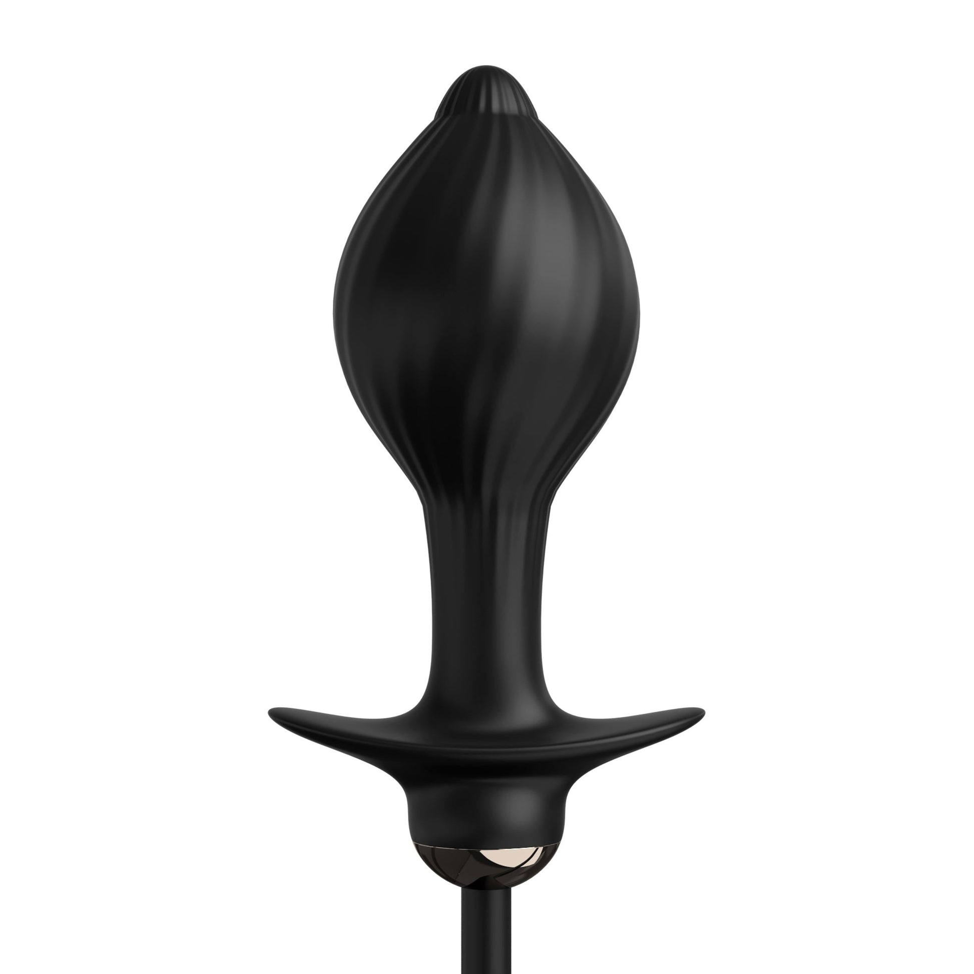 Anal Fantasy Elite Auto-Throb Inflatable Vibrating Plug - Black