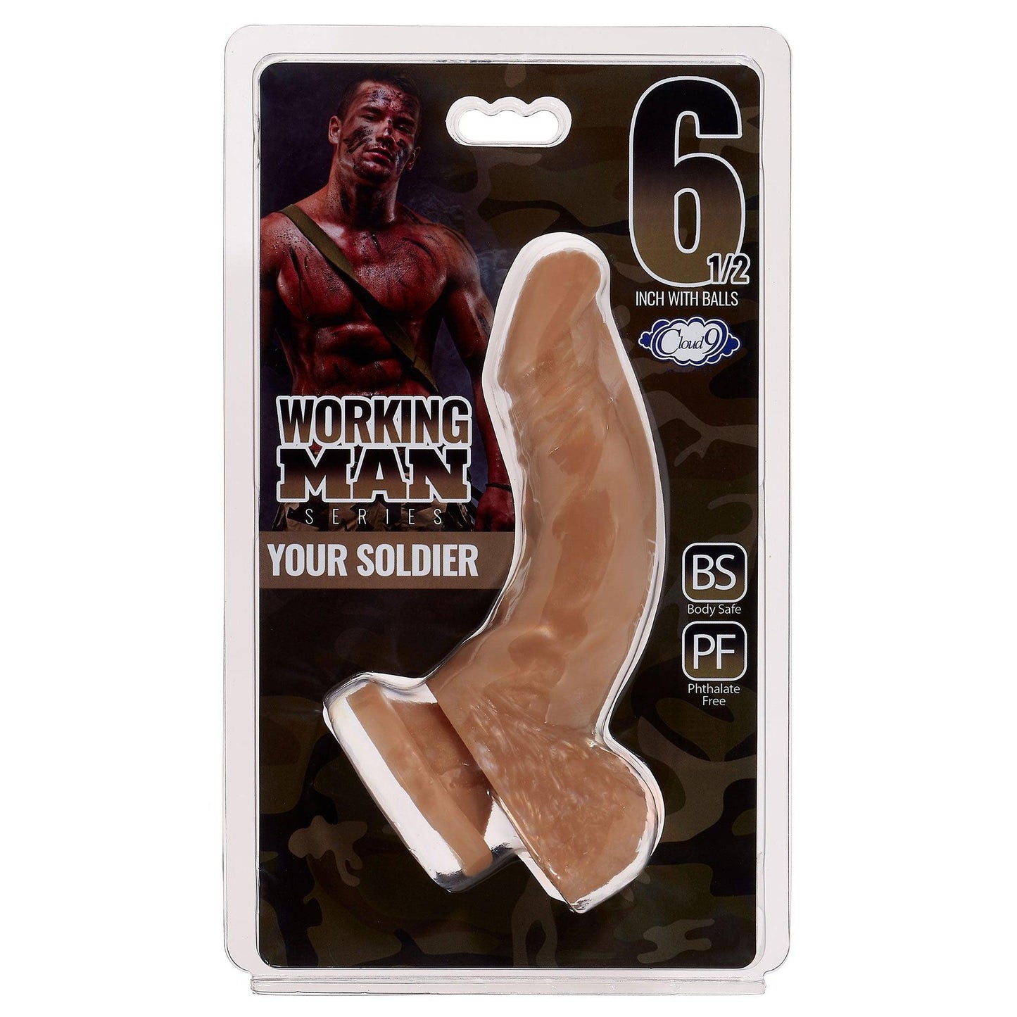 Cloud 9 Working Man 6.5 Inch With Balls - Your Soldier - Tan