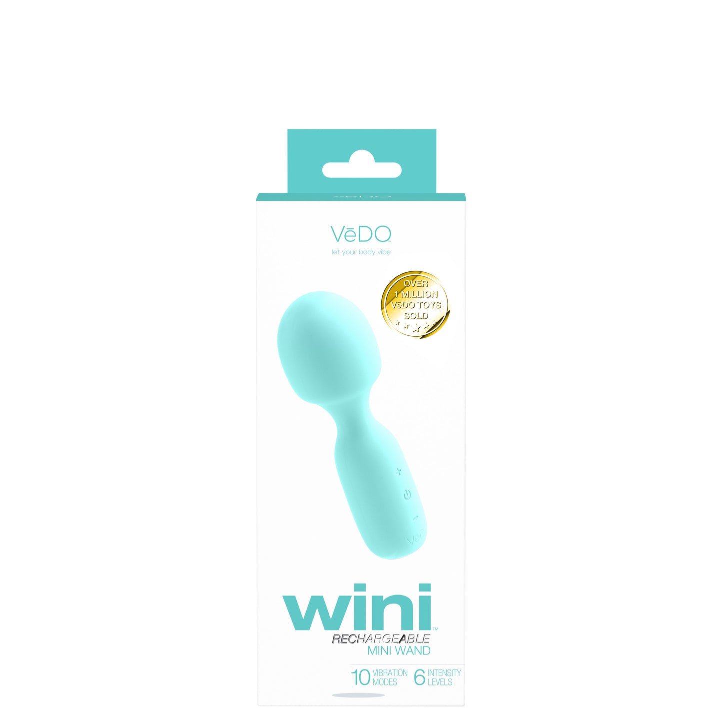 Wini Rechargeable Mini Wand - Turquoise