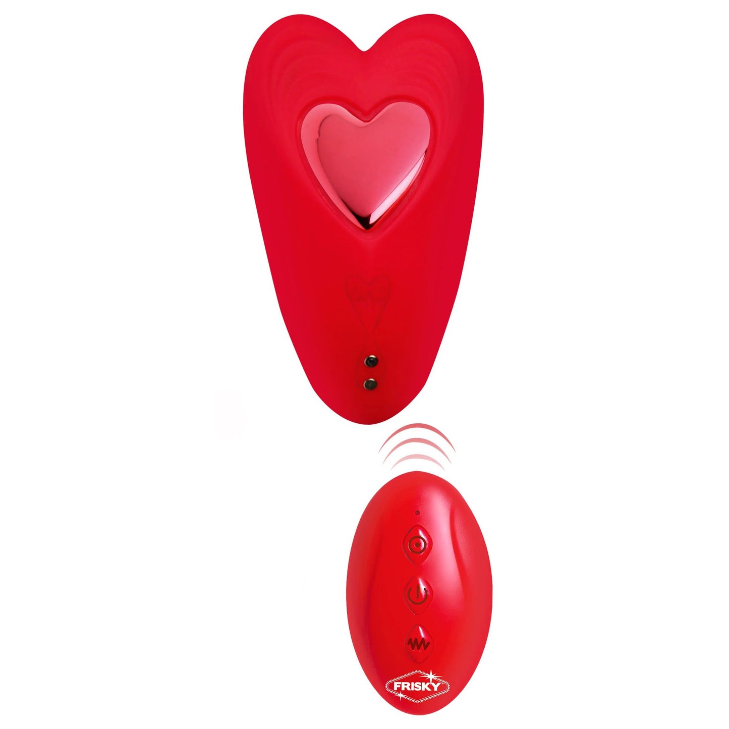 Love Connection Silicone Panty Vibe With Remote Control - Red