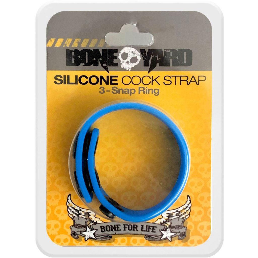 Silicone Cock Strap - Blue