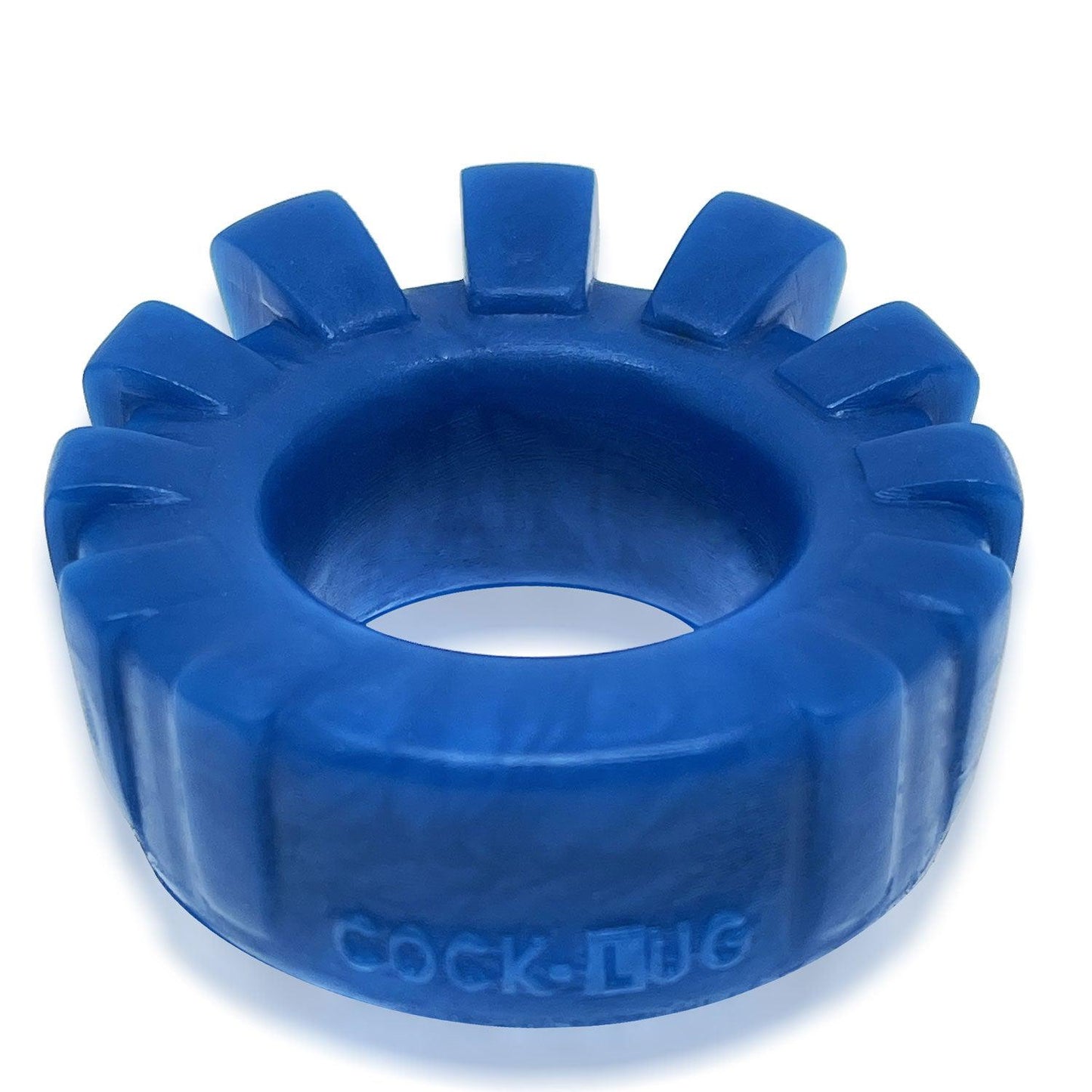 Cock-Lug Lugged Cockring -  Marine Blue