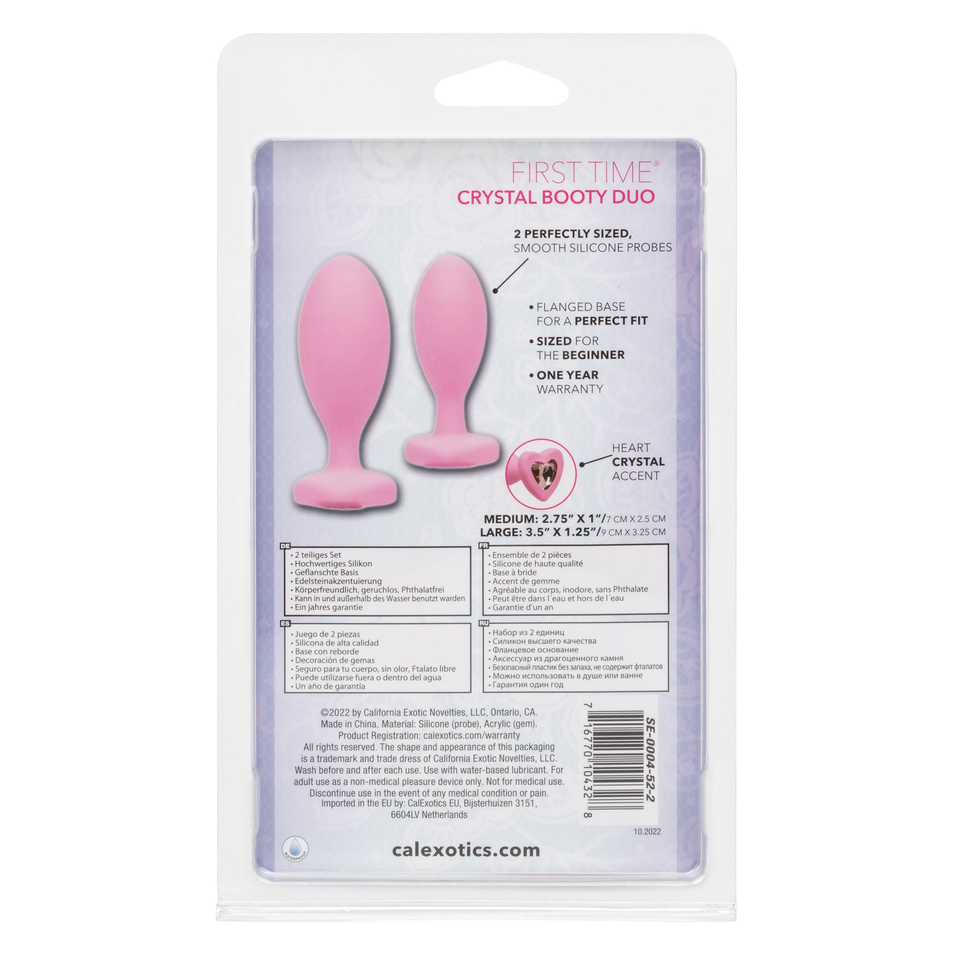 First Time Crystal Booty Duo - Pink