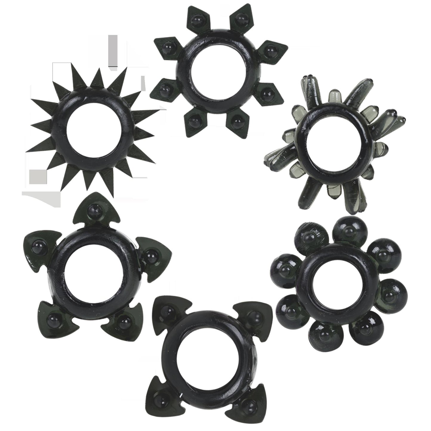 Tower of Power Set of 6 - Black