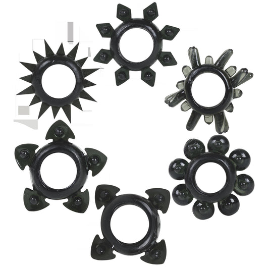 Tower of Power Set of 6 - Black