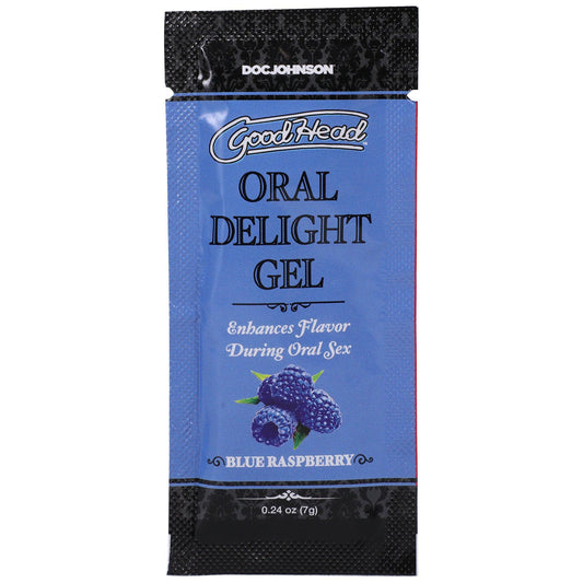 Goodhead - Oral Delight Gel - Blue Raspberry - 0.24 Oz