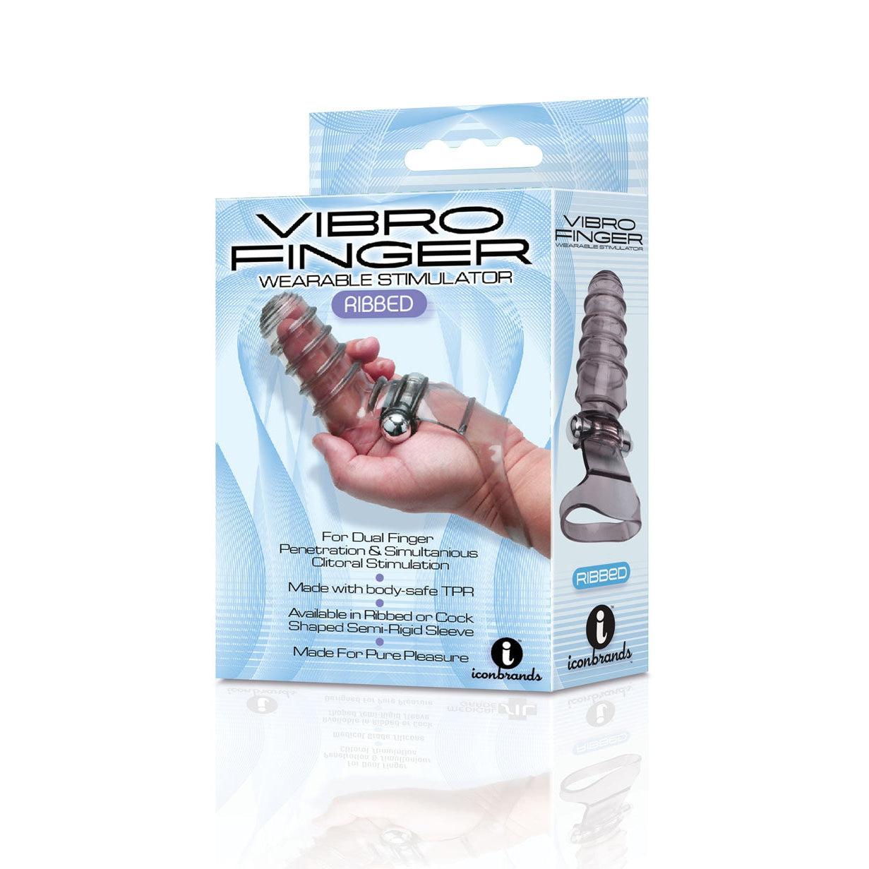 Vibro Finger Wearable Stimulator - Grey