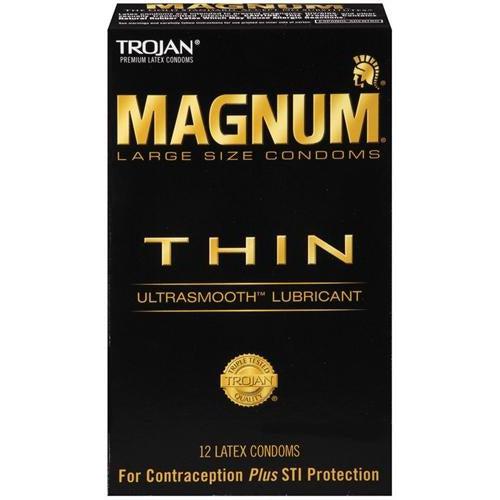 Trojan Magnum Thin - 12 Pack