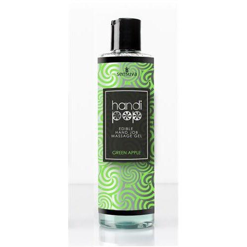 Handi Pop Handjob Massage Gel - Green Apple - 4.2 Oz.