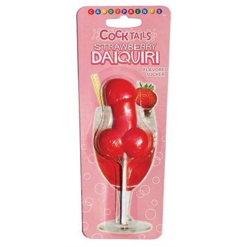 Strawberry Daquiri Cocktail Sucker