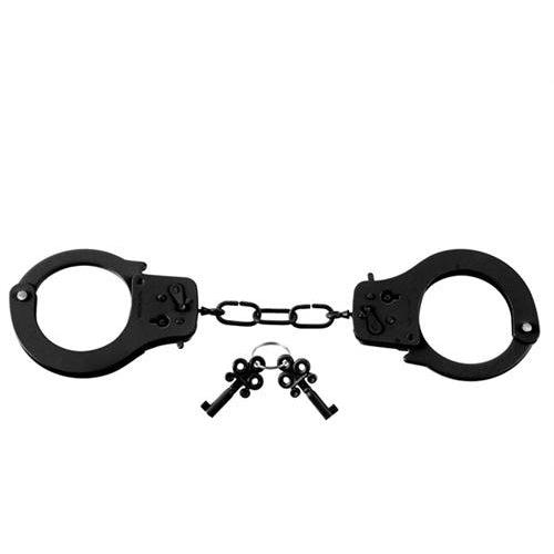 Fetish Fantasy Series Designer Metal  Handcuffs - Black PD3801-23