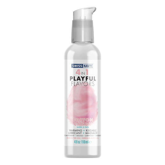 Swiss Navy 4-in-1 Playful Flavors - Cotton Candy 4 Oz