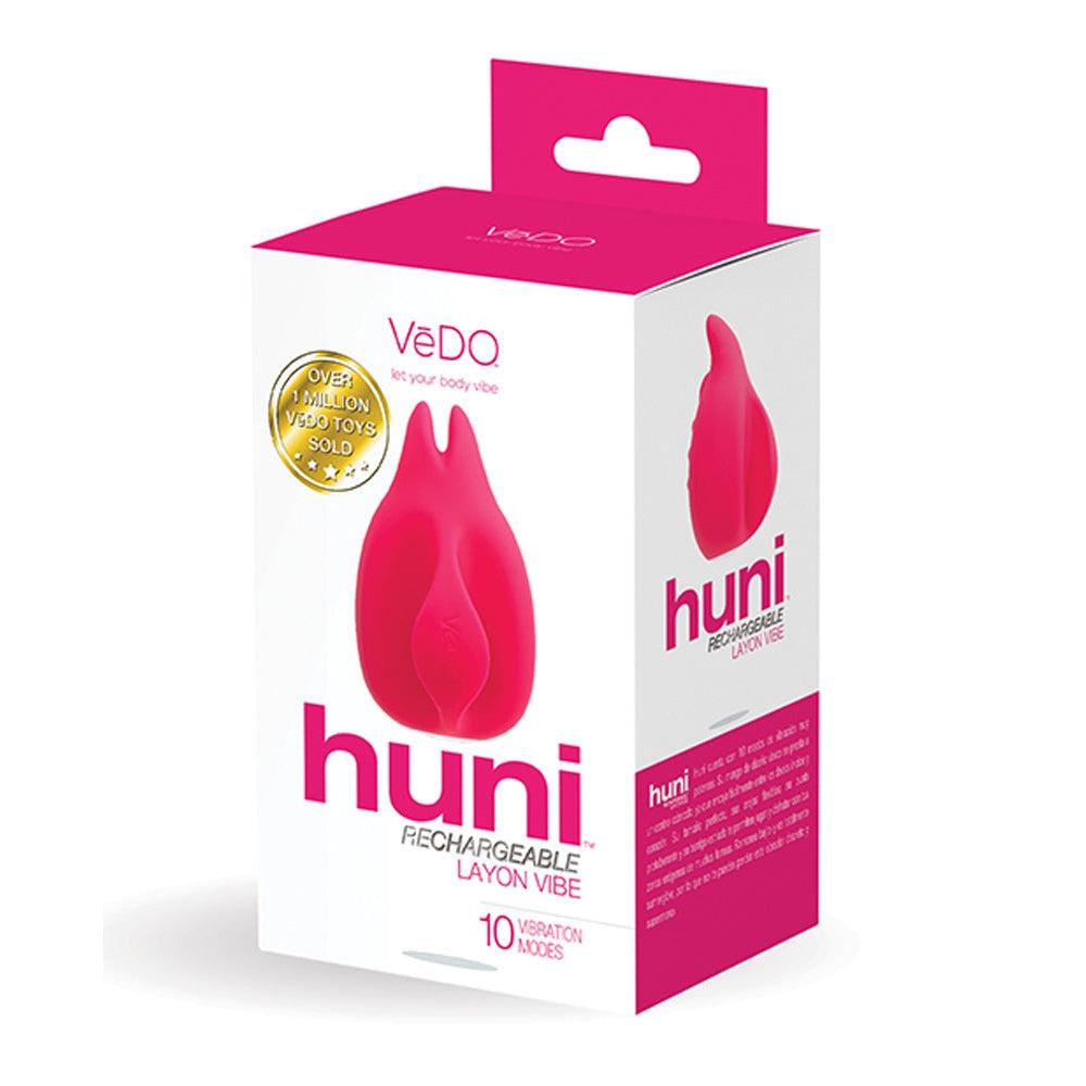 Huni Rechargeable Finger Vibe - Foxy Pink