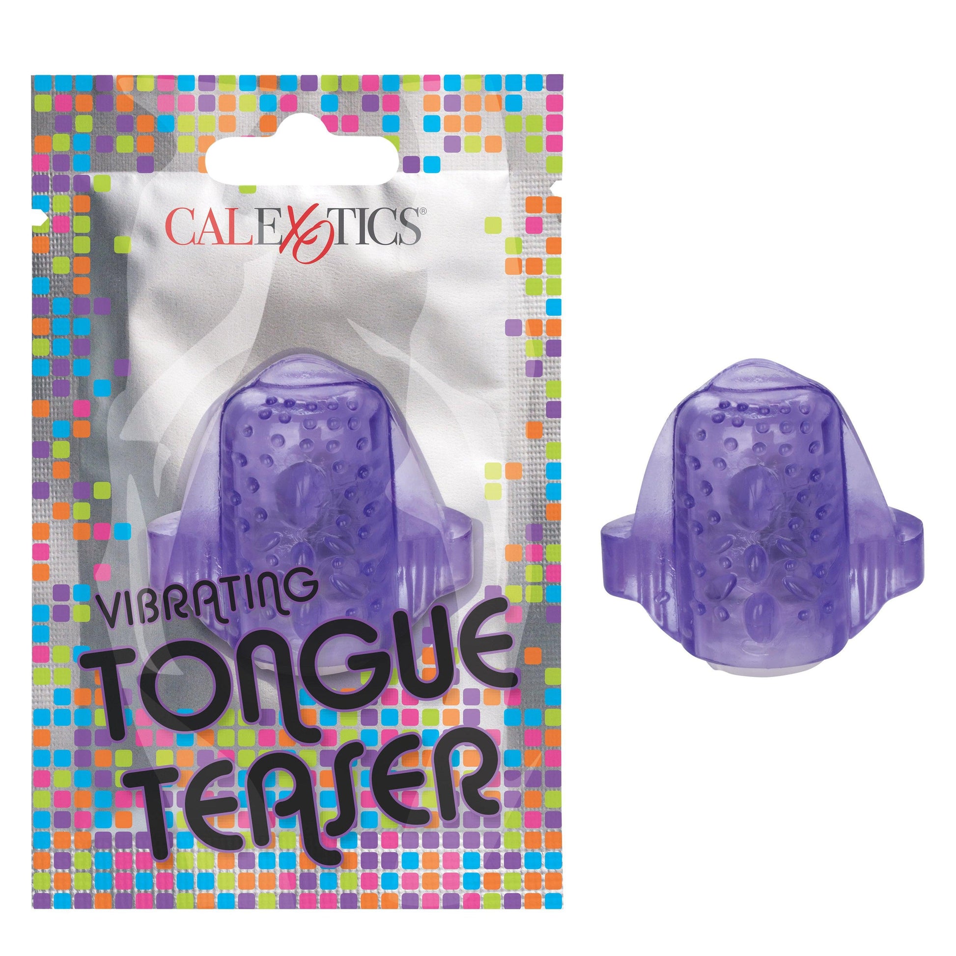 Foil Pack Vibrating Tongue Teaser - Purple