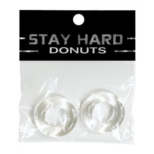 Stay Hard Donuts - 2 Pack - Clear