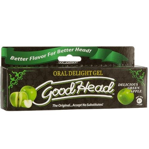 Good Head Oral Delight Gel 4 Oz - Green Apple