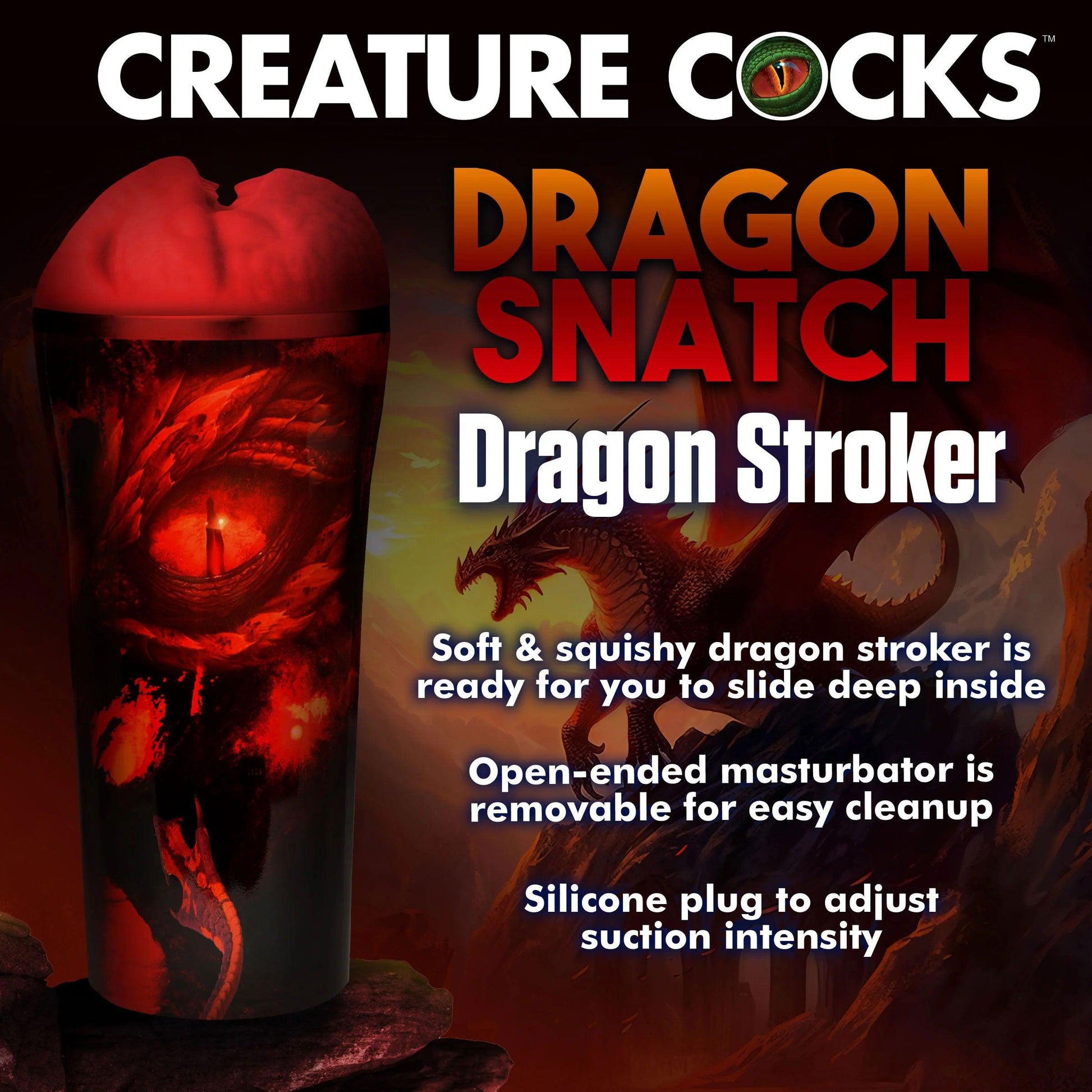 Dragon Snatch Dragon Stroker - Red