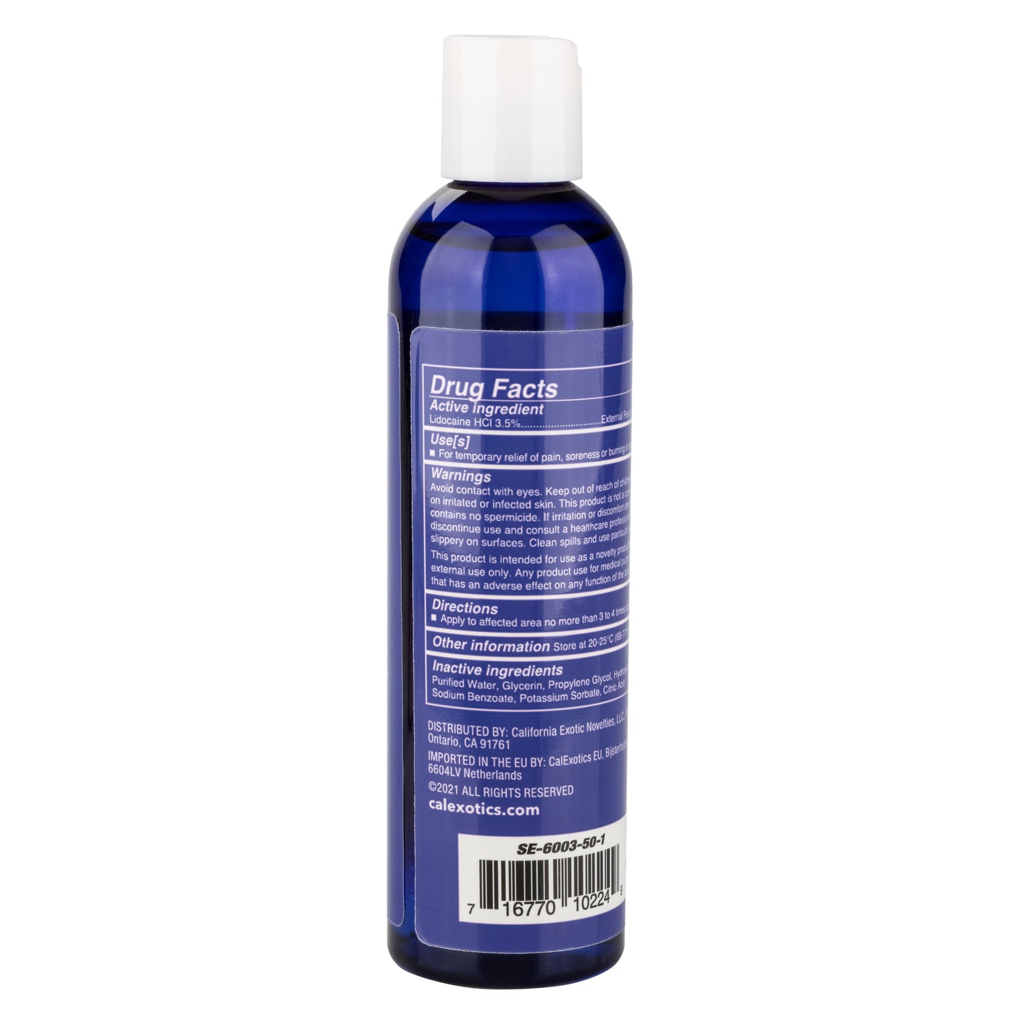 Admiral at Ease Anal Lubricant - 8 Fl. Oz.