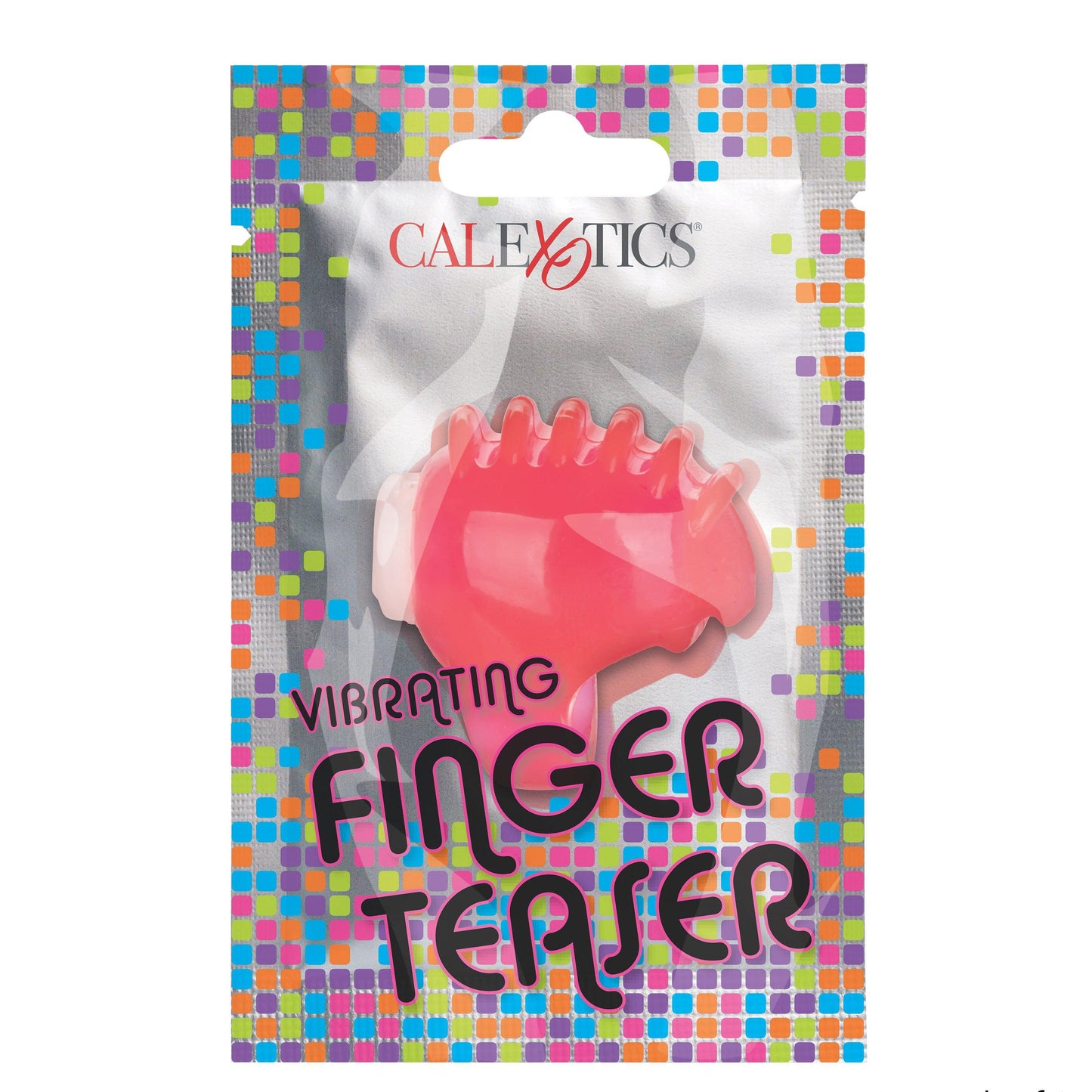 Foil Pack Vibrating Finger Teaser - Pink