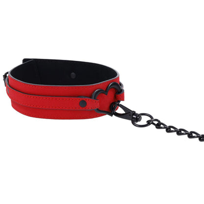 Amor Collar and Leash - Red