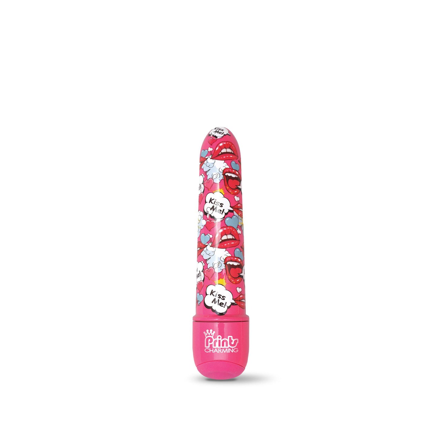 Prints Charming Pop Tease 5 Inch Mini Vibe - Kiss Me - Pink