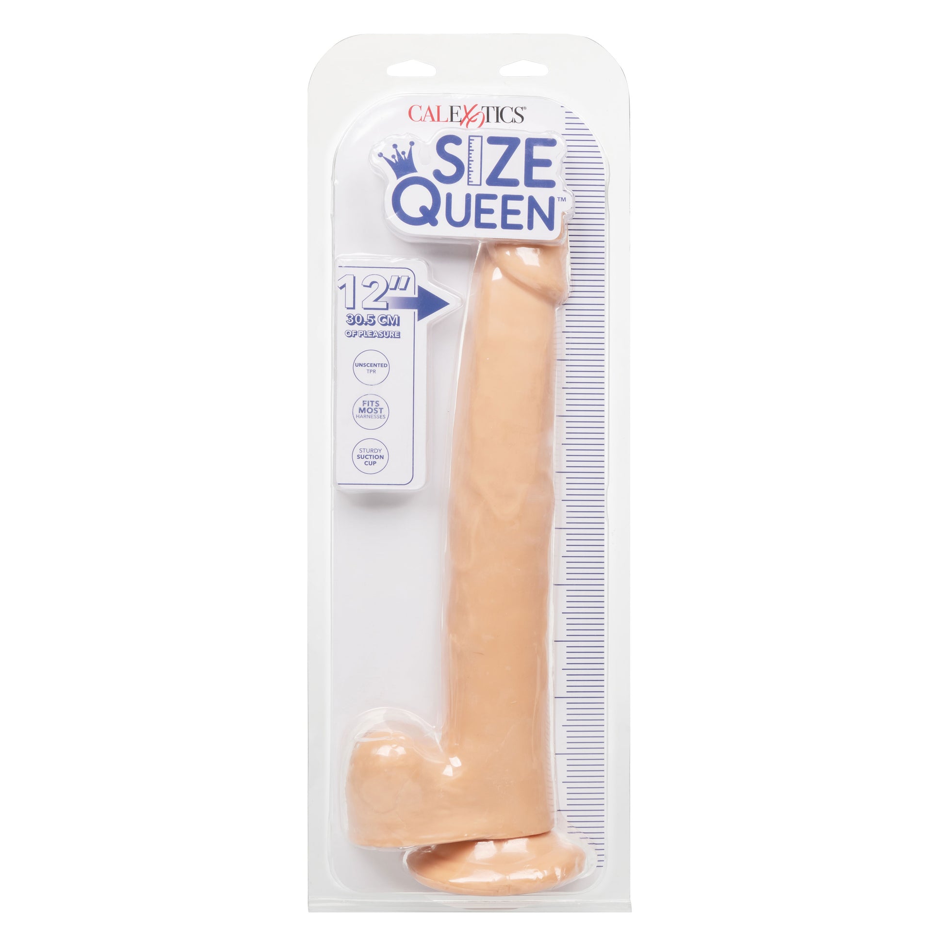 Size Queen 12 inch/30.5 Cm - Ivory