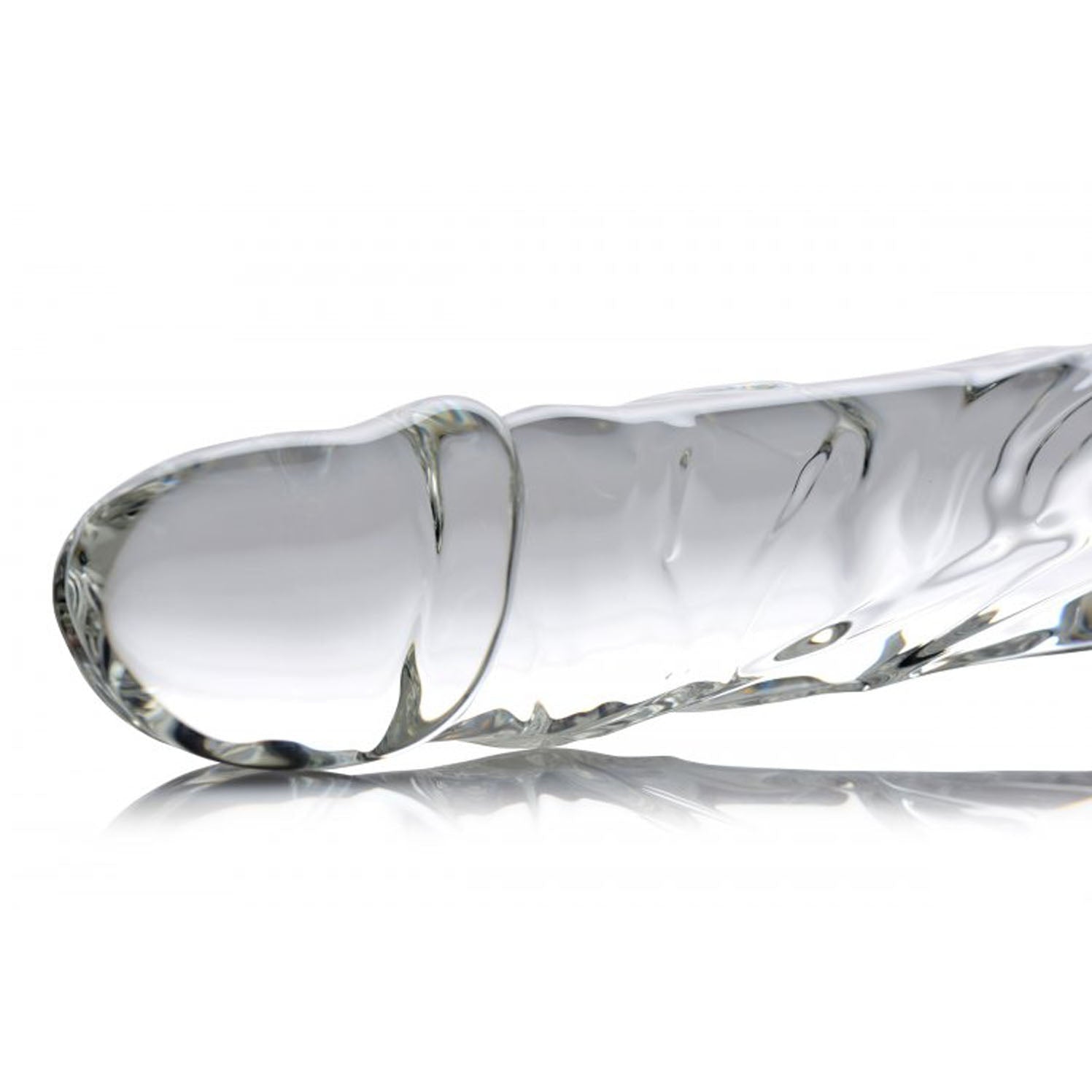 Brutus Glass Dildo Thruster - Clear