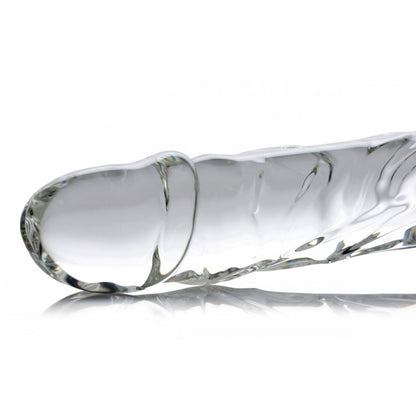 Brutus Glass Dildo Thruster - Clear