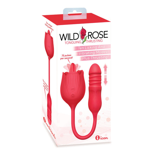 Wild Rose Tonguing Thrusting - Red