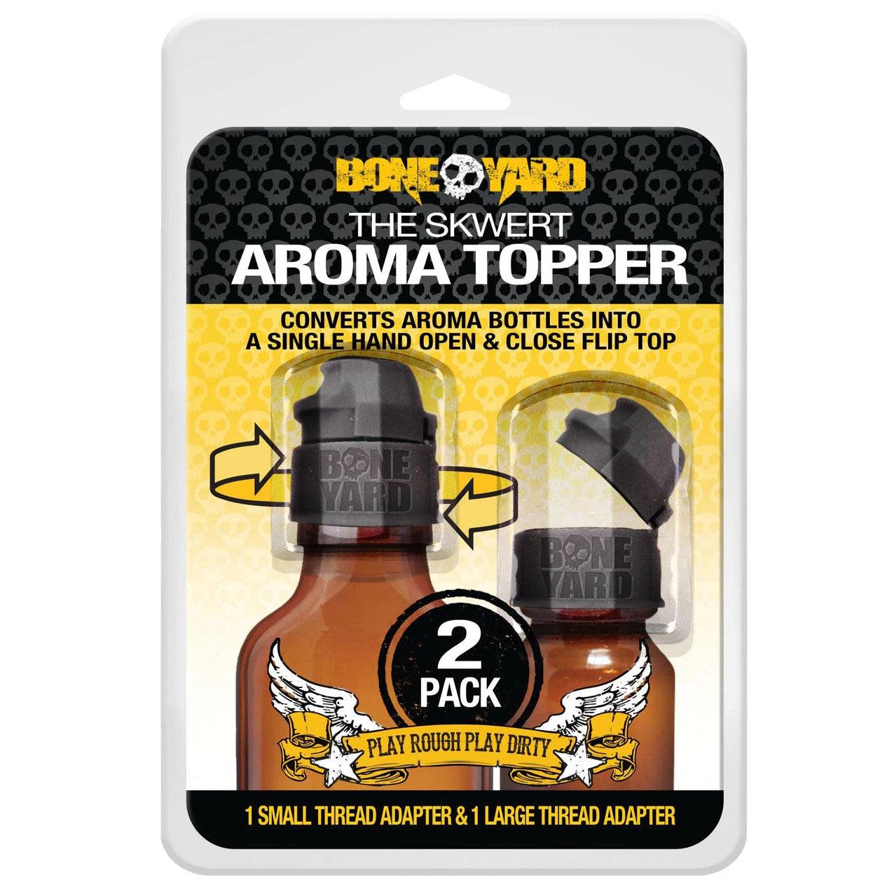 The Skwert Aroma Topper - 2 Pack - 1 Small and  1 Small and 1 Large Thread Adapter