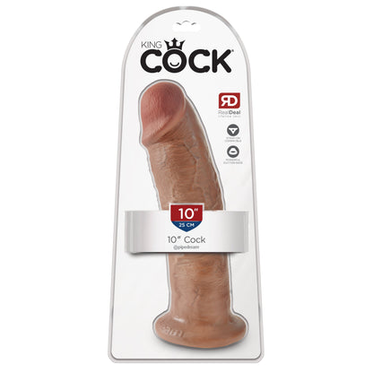 King Cock  10 Inch Cock - Tan