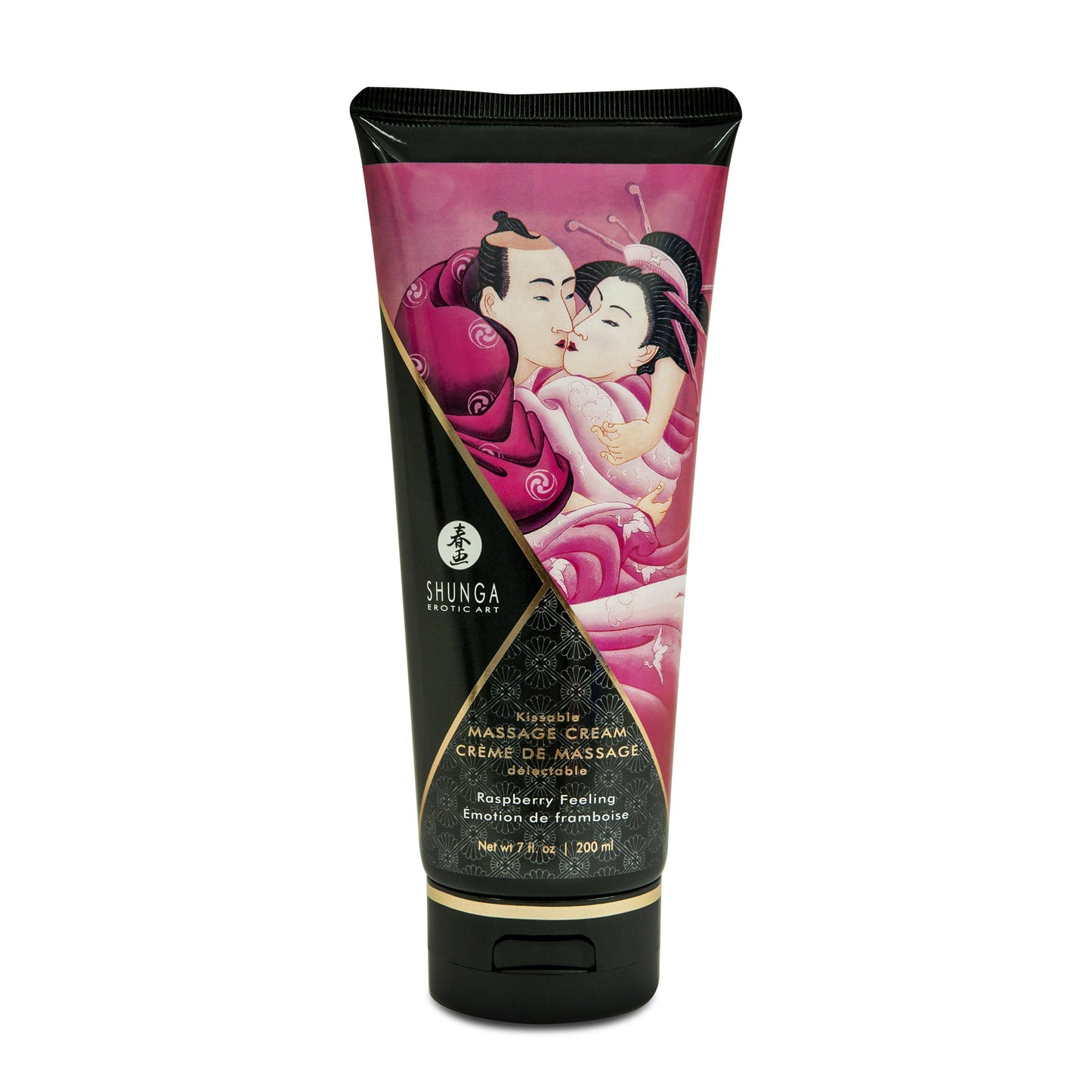 Kissable Massage Cream - Raspberry Feeling - 7  Fl. Oz. / 200 ml